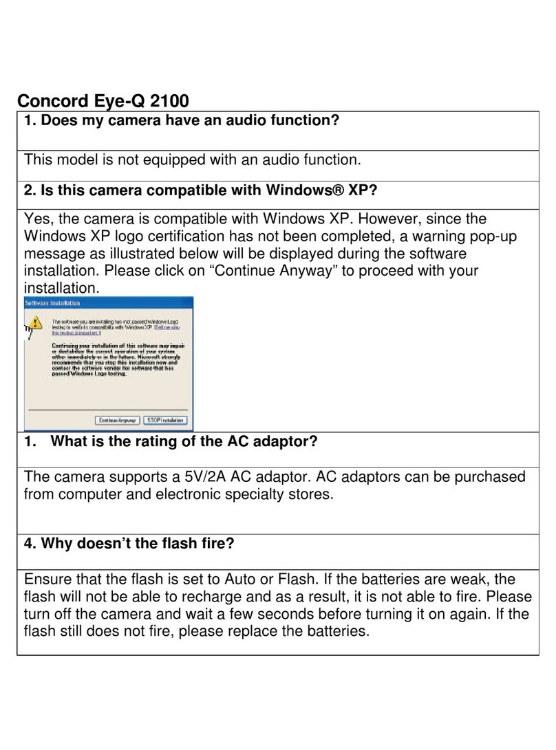 CONCORD Eye-Q 2100 Instruction Manual