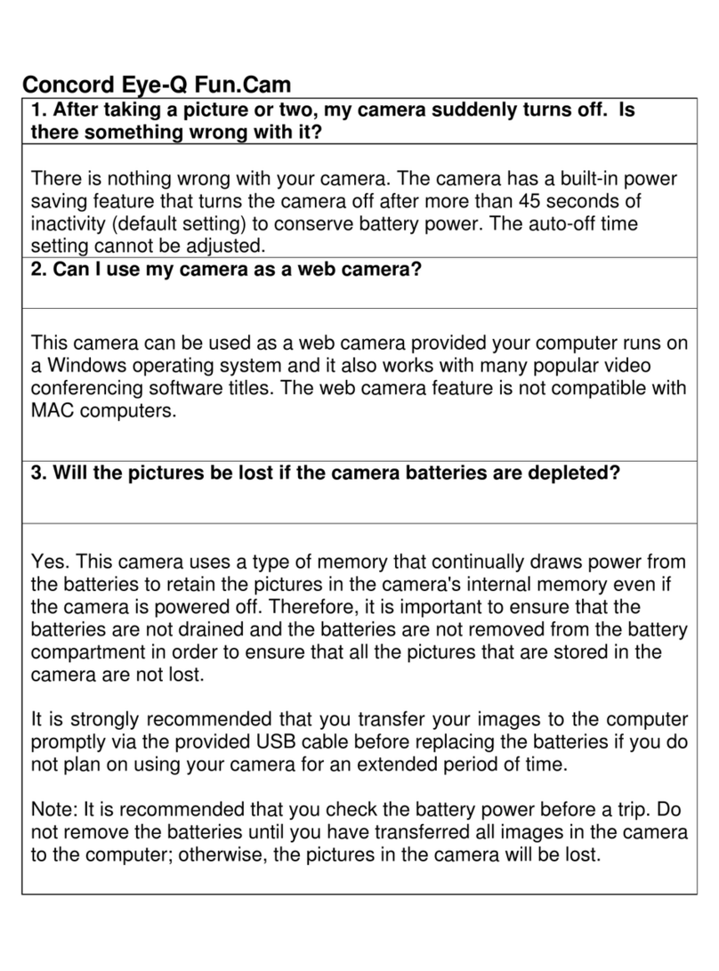 CONCORD Eye-Q Fun.Cam Frequently asked questions