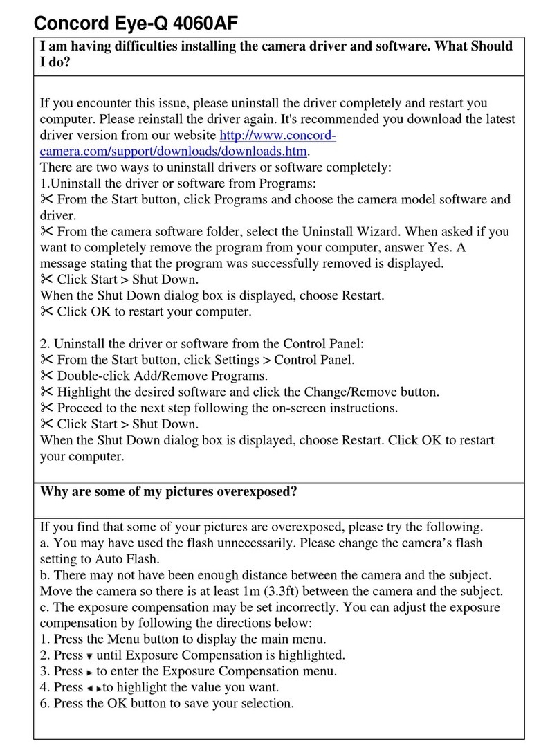 CONCORD Eye-Q 4060 AF Instruction Manual