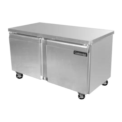 Continental Refrigerator SWF27 Specifications