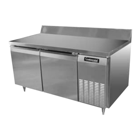 Continental Refrigerator DLFB42-SS Specifications