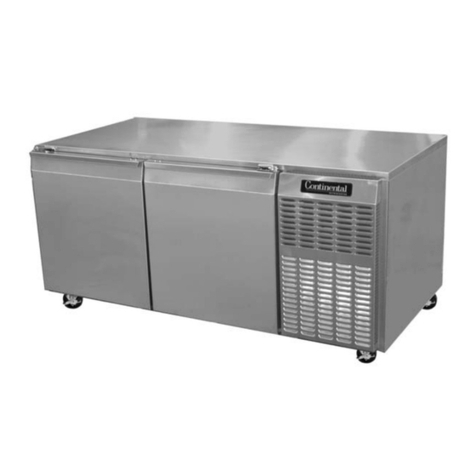 Continental Refrigerator CUFB42 Specifications Continental Refrigerator CUFB42 Specifications