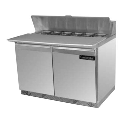 Continental Refrigerator SW27-8C-FB User manual