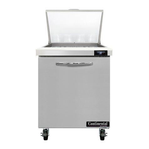 Continental Refrigerator SW27 User manual Continental Refrigerator SW27 User manual