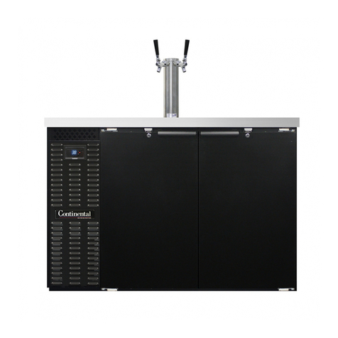 Continental Refrigerator KC50 Specifications