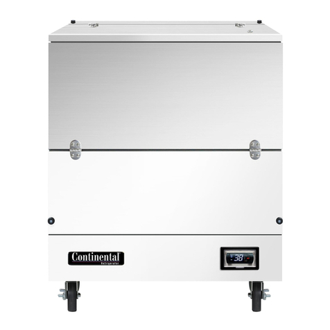 Continental Refrigerator MC3-DCW User manual