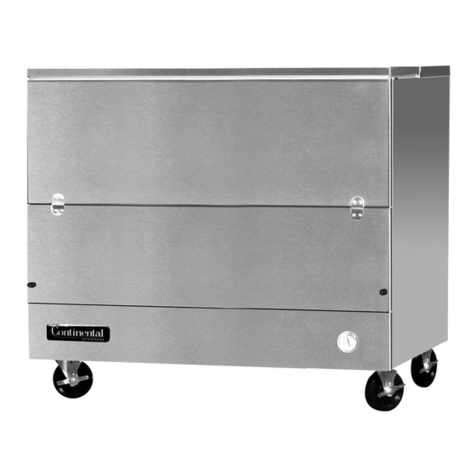 Continental Refrigerator MC3-D Specifications