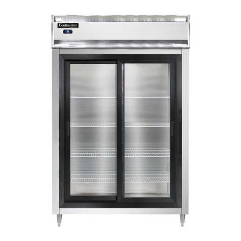 Continental Refrigerator DL2R-SGD User manual