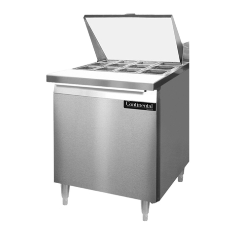 Continental Refrigerator DL27-12M User manual Continental Refrigerator DL27-12M User manual