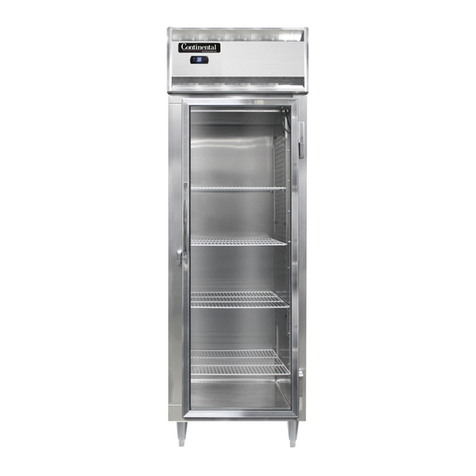 Continental Refrigerator DL1R-SS-GD Specifications