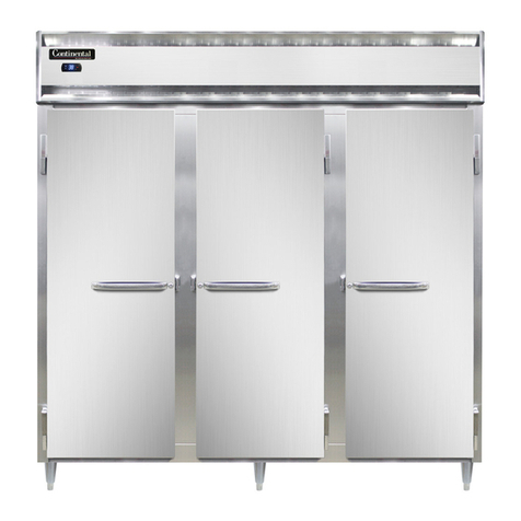 Continental Refrigerator DL1R-SS User manual