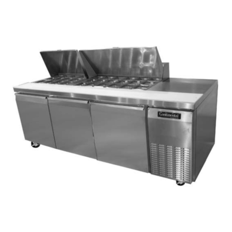 Continental Refrigerator CRB42-9M User manual Continental Refrigerator CRB42-9M User manual
