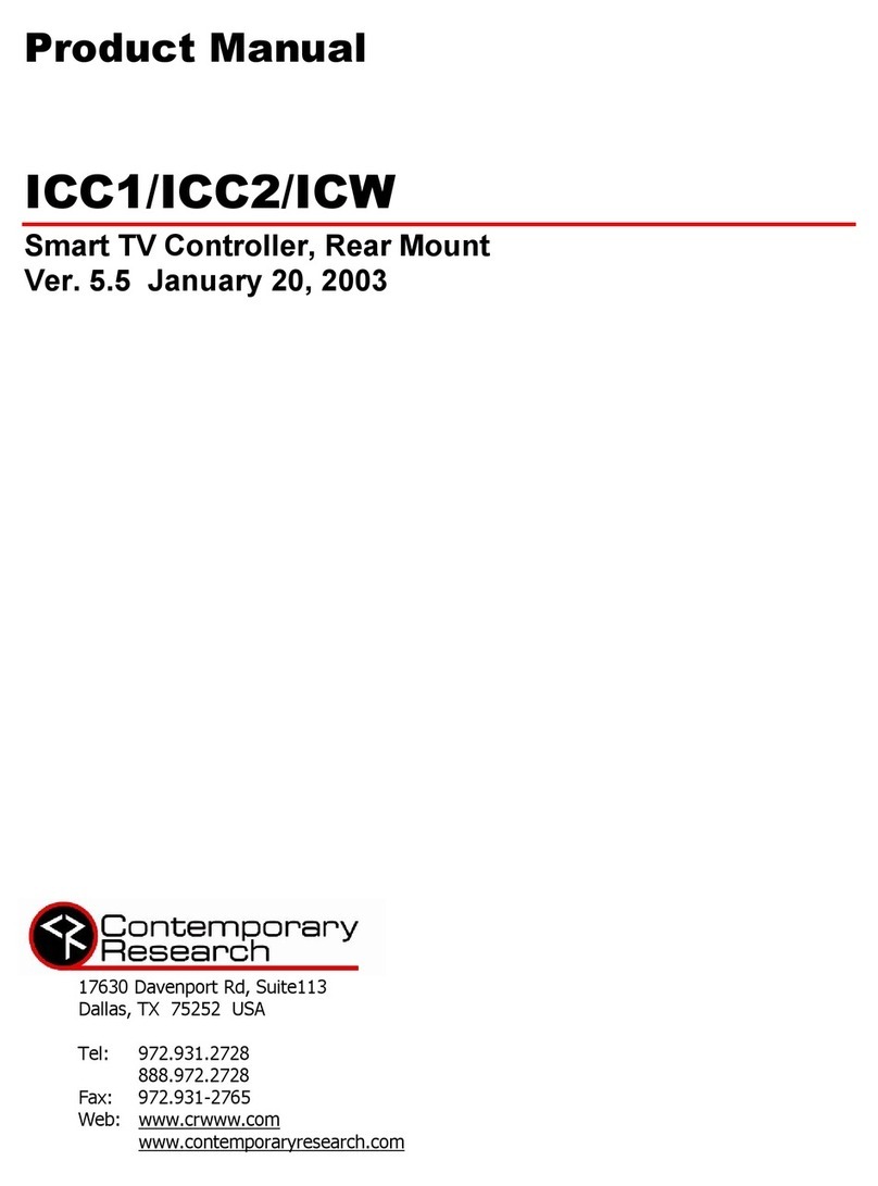 Contemporary Research ICC1 product manual