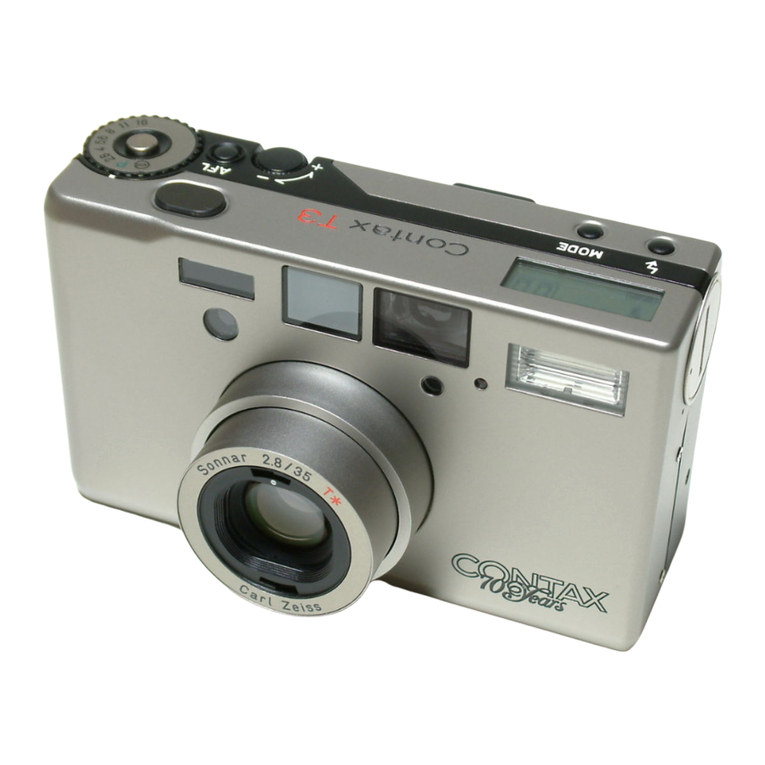 Contax T3 User manual