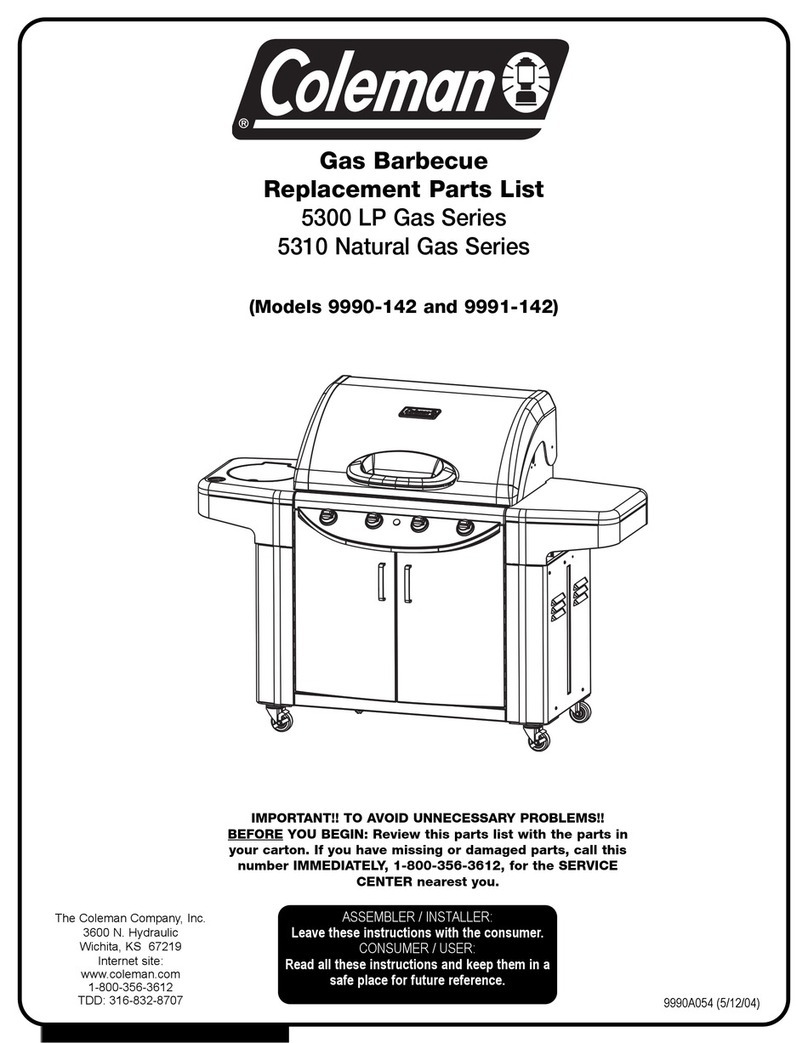 Coleman 5300 Series 9990-142 Application guide