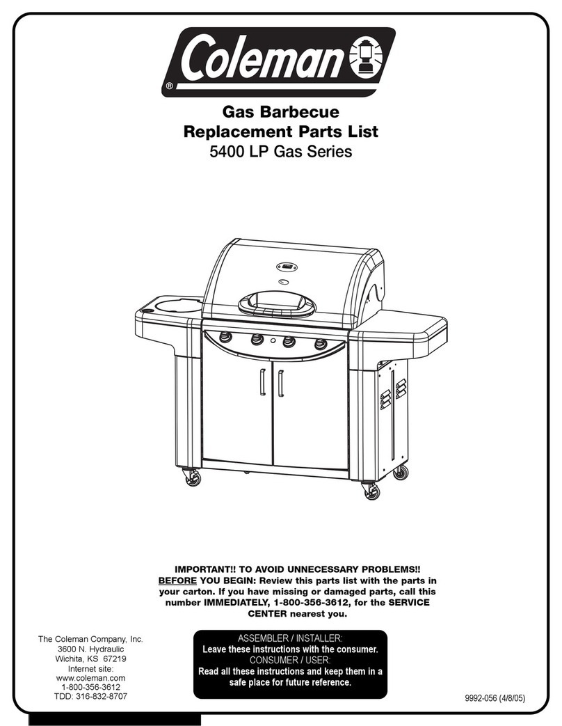 Coleman 5400 Series 9992-141 Application guide Coleman 5400 Series 9992-141 Application guide