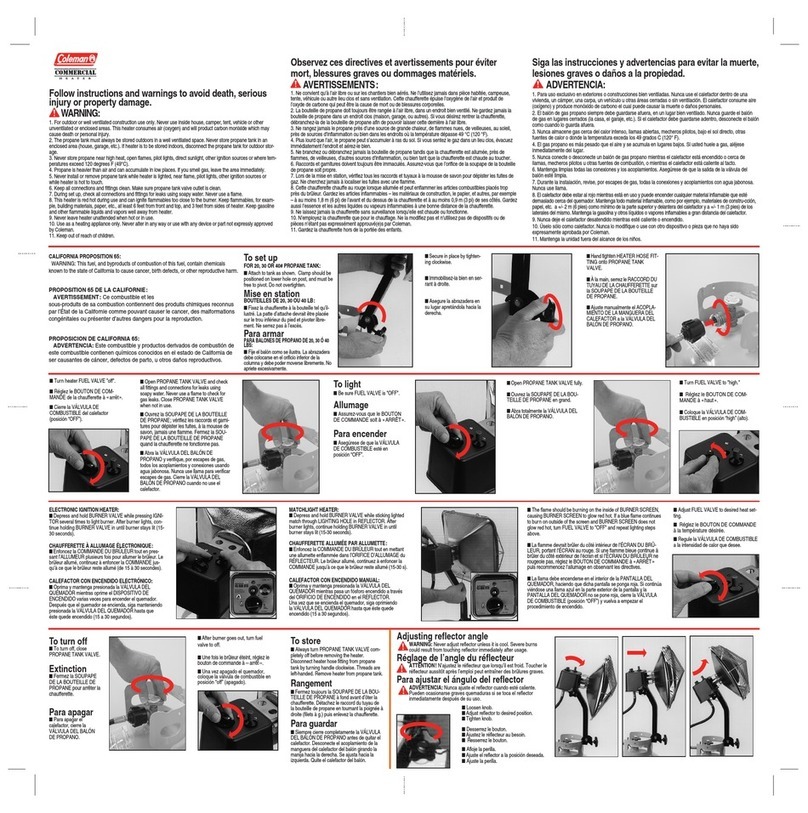 Coleman 5045C751 Instructions for use