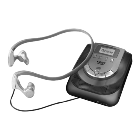 Coby MP-CD850 User manual
