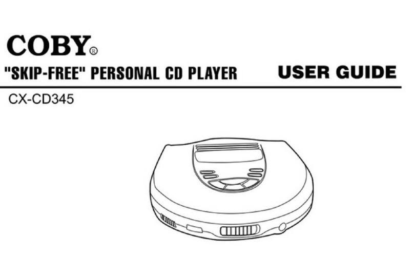 Coby CX-CD345 User manual