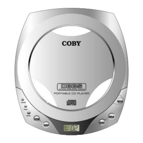 Coby CX-CD115 User manual