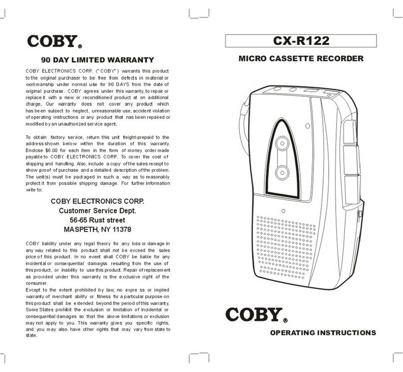 Coby CX-R122 user guide