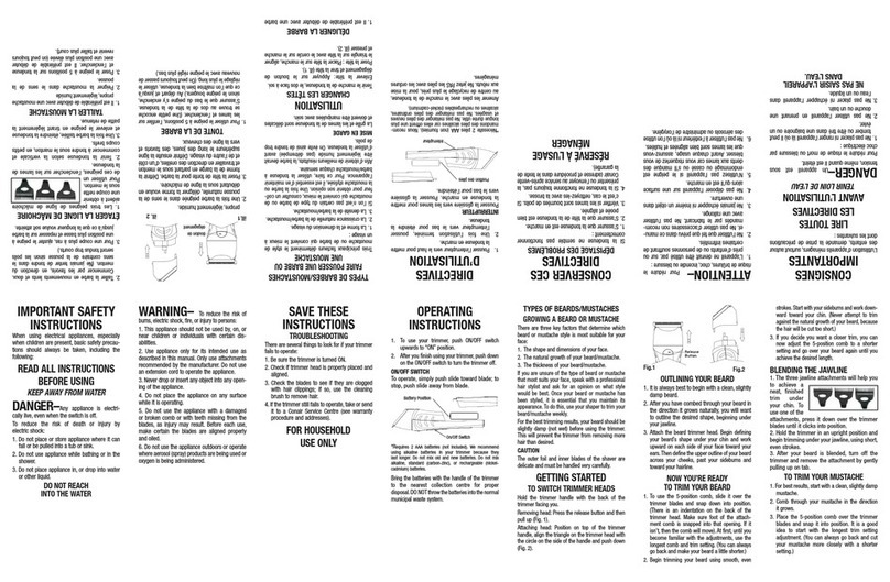 Conair MT256CSC User manual
