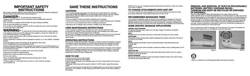 Conair HM9CSC User manual