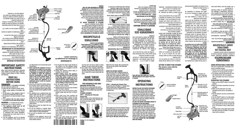 Conair GS12LRC User manual
