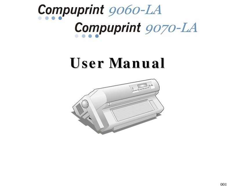Compuprint 9070-LA User manual