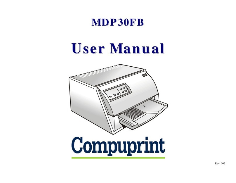 Compuprint MDP 30FB User manual