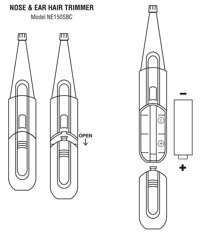 Conair NE150SBC Instruction booklet