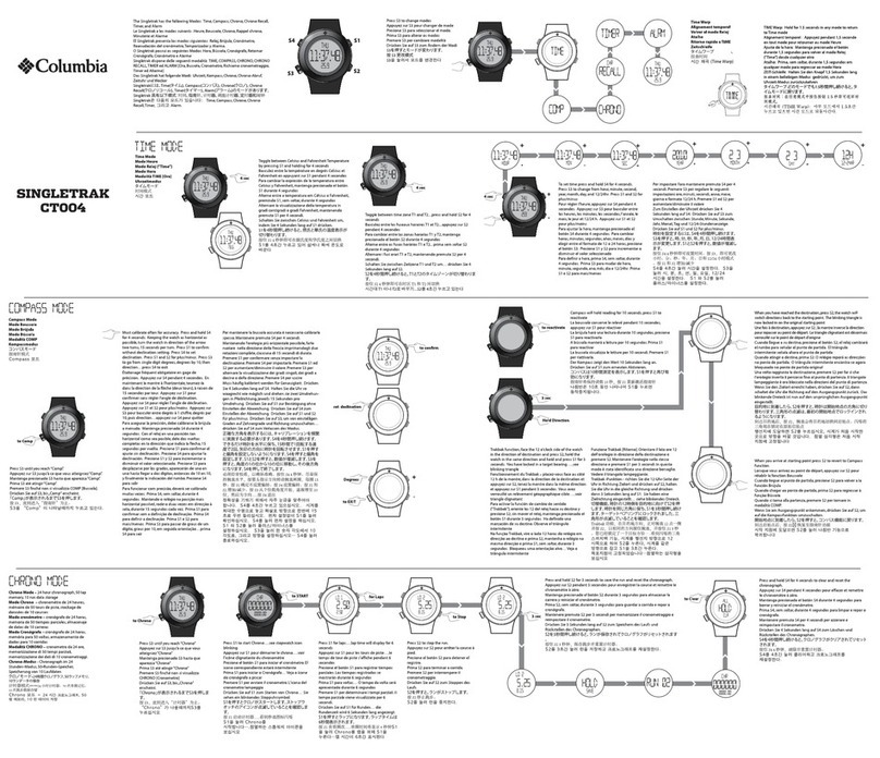 Columbia CT004001 user guide