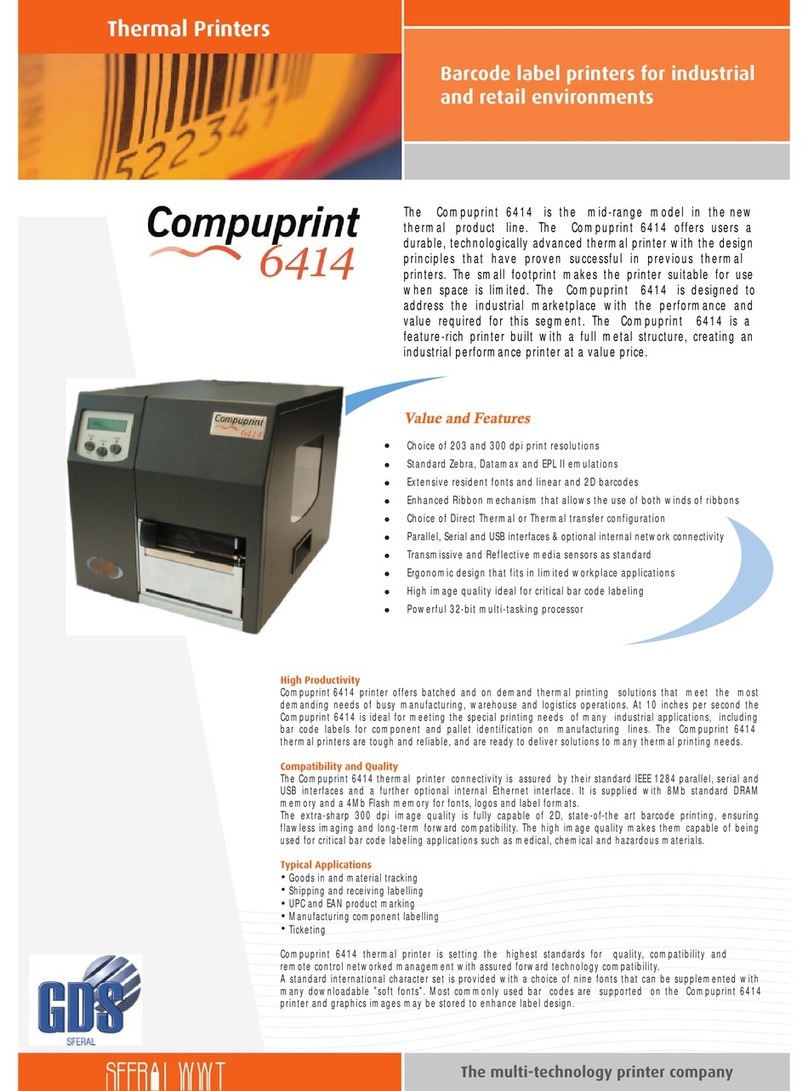 Compuprint 6414 User manual