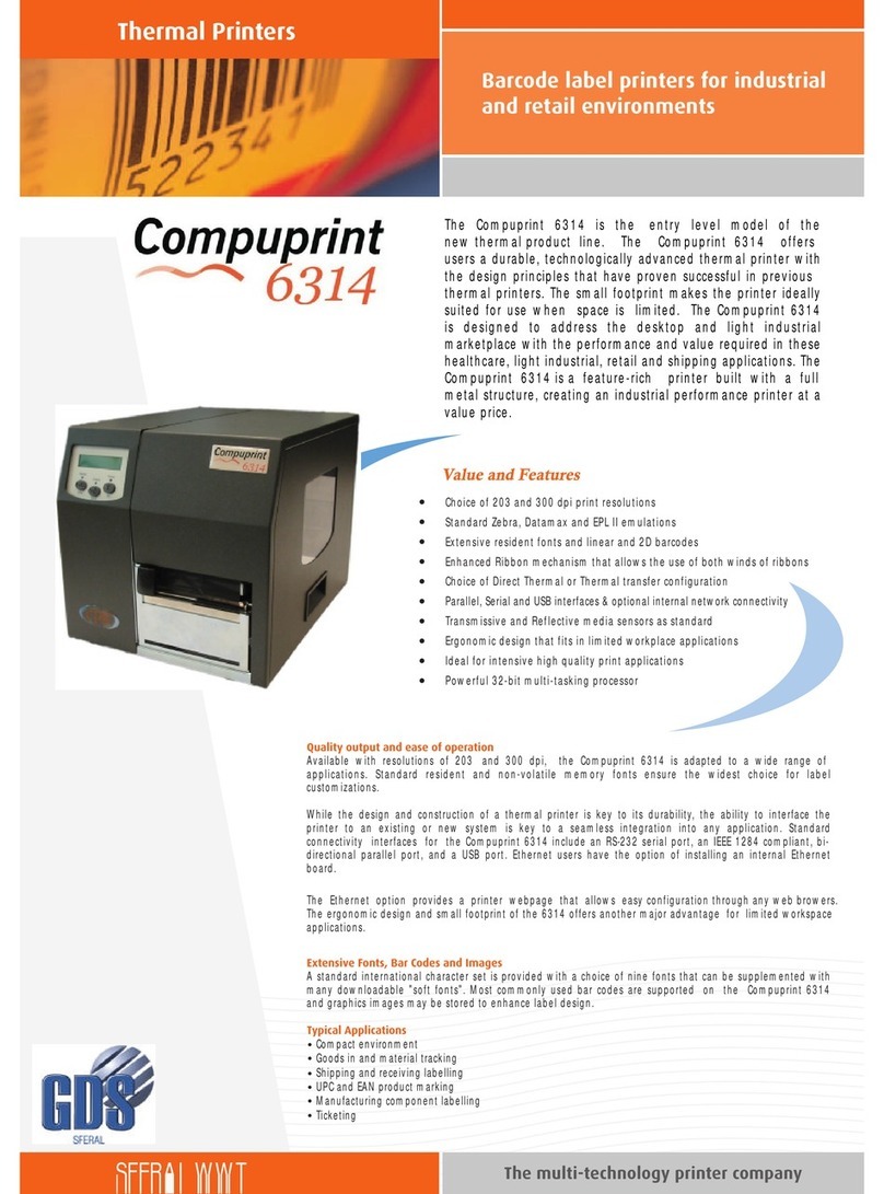 Compuprint 6314 User manual