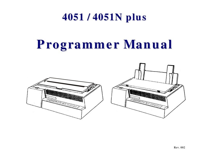 Compuprint 4051 Programmer's manual