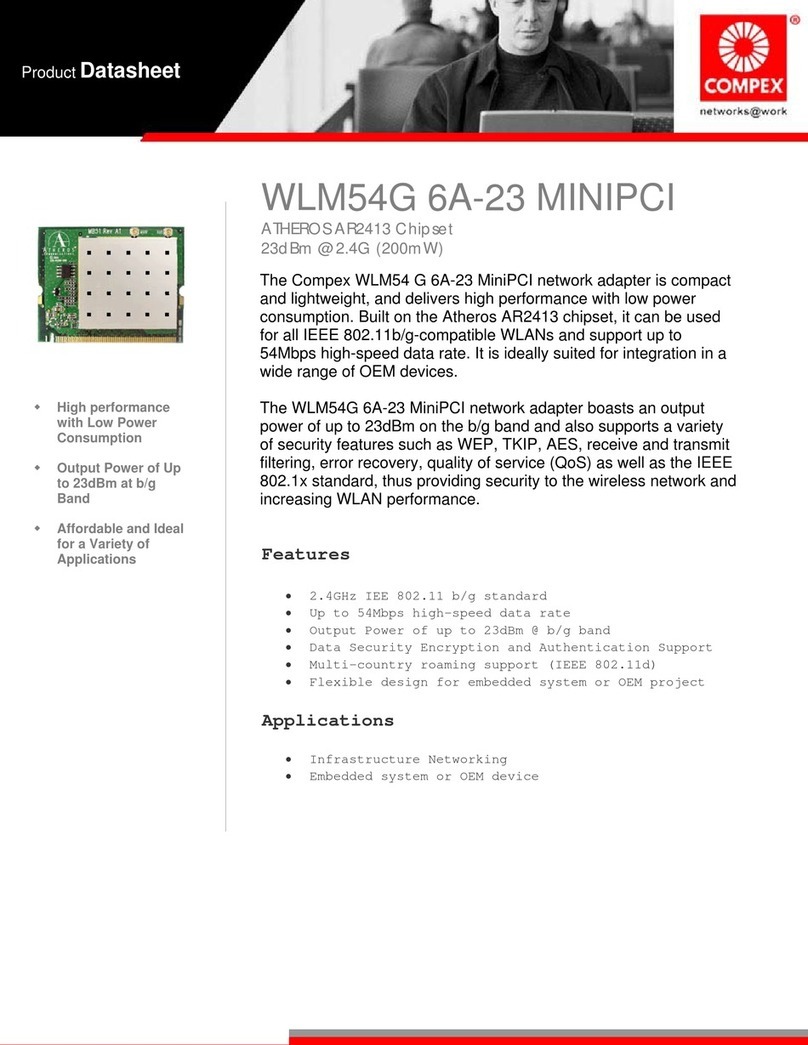 Compex WLM54G datasheet