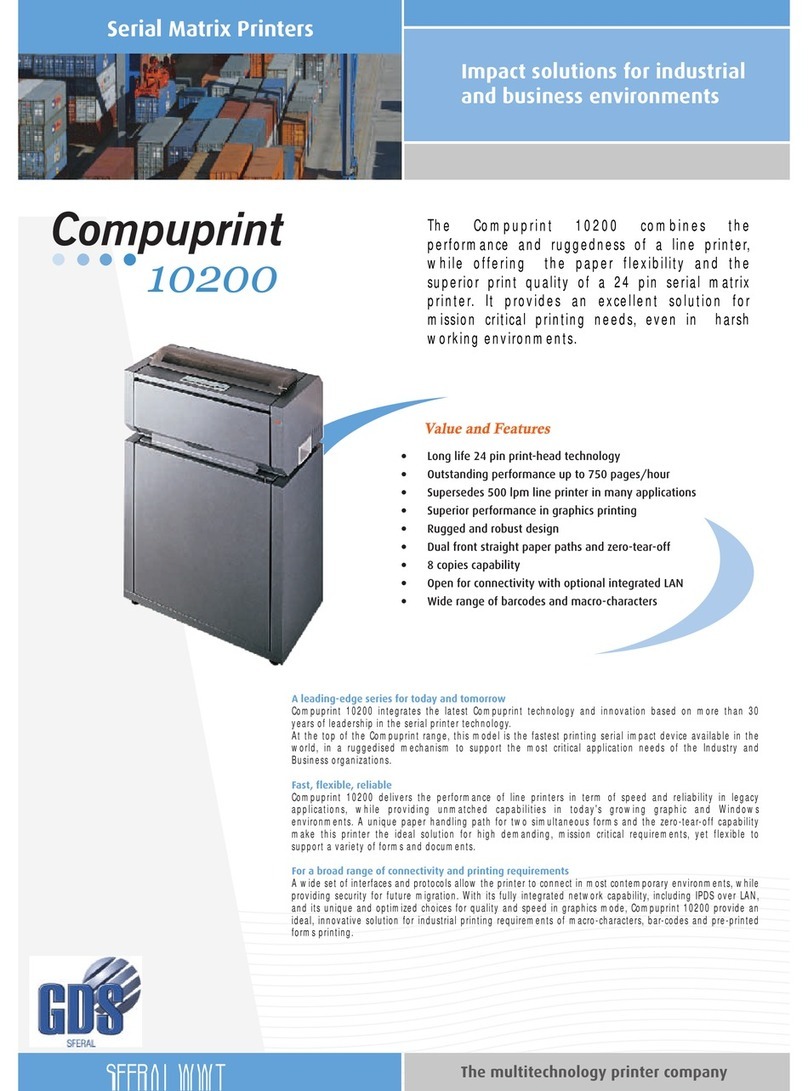 Compuprint 10200 User manual