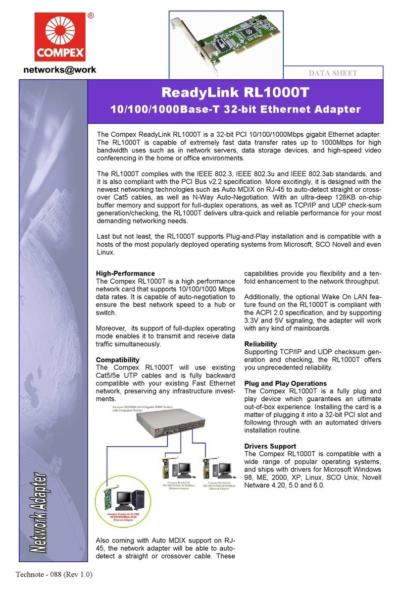 Compex RL1000T User manual Compex RL1000T User manual