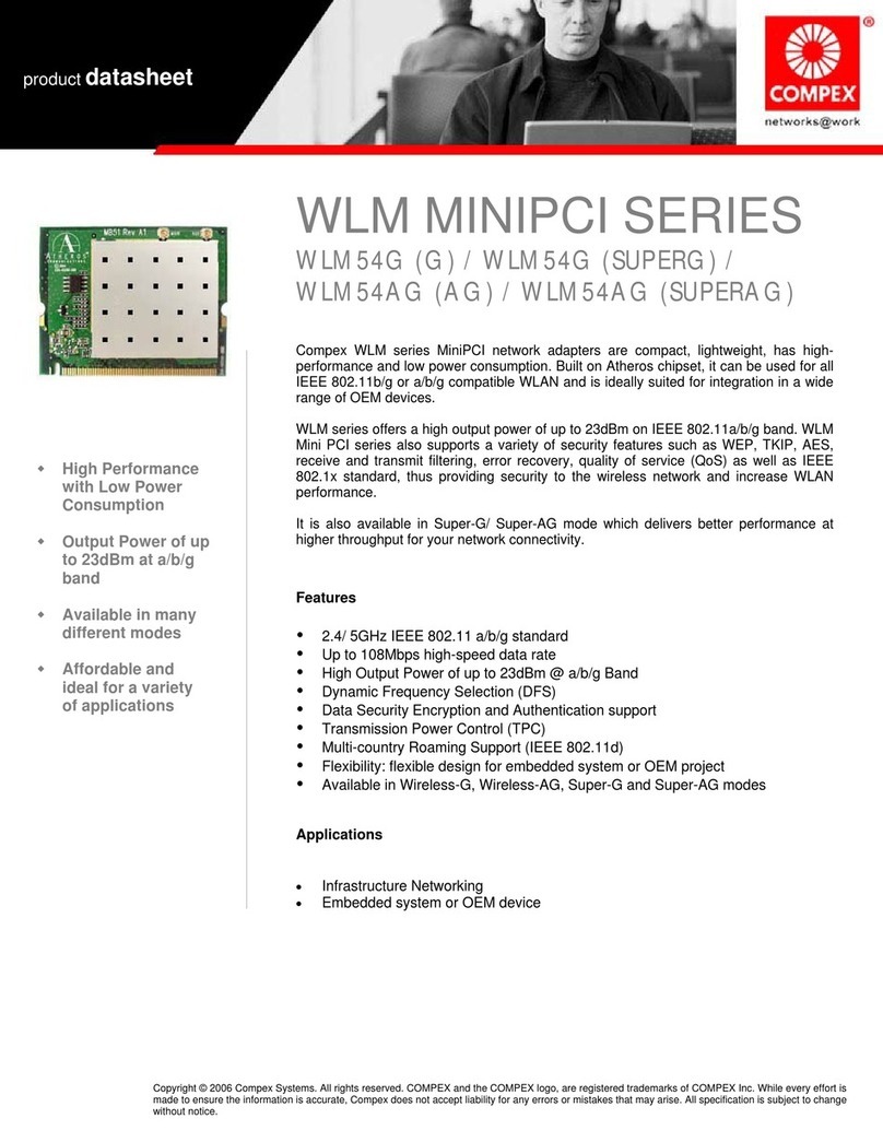 Compex WLM54AG datasheet
