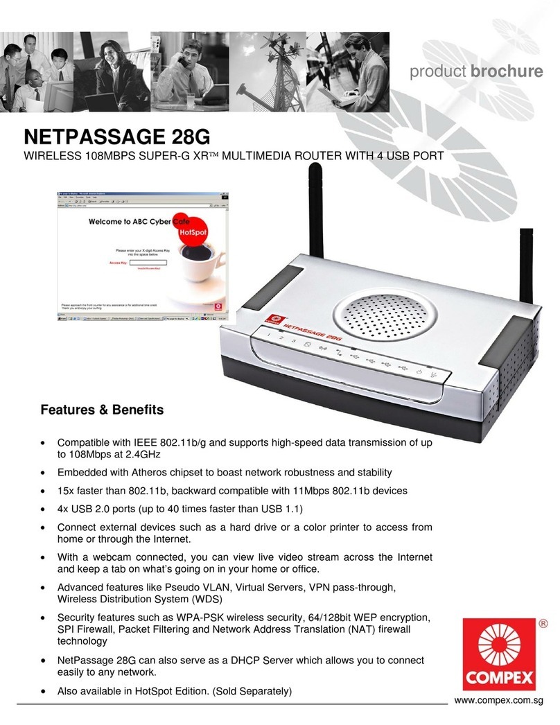 Compex NetPassage 28G Brochure & specs
