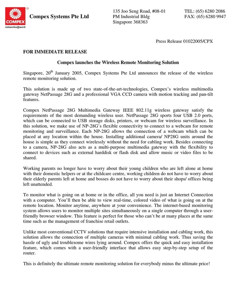 Compex NetPassage 28G release note
