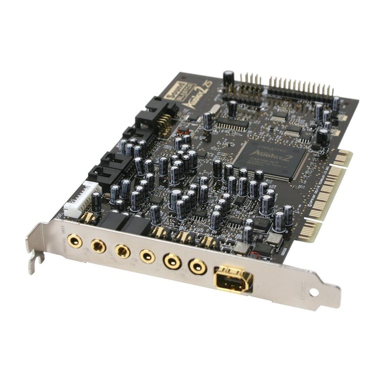 Creative Sound Blaster Audigy 2 Platinum eX user guide
