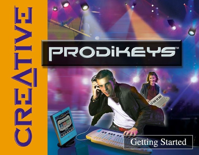 Creative Prodikeys DM user manual