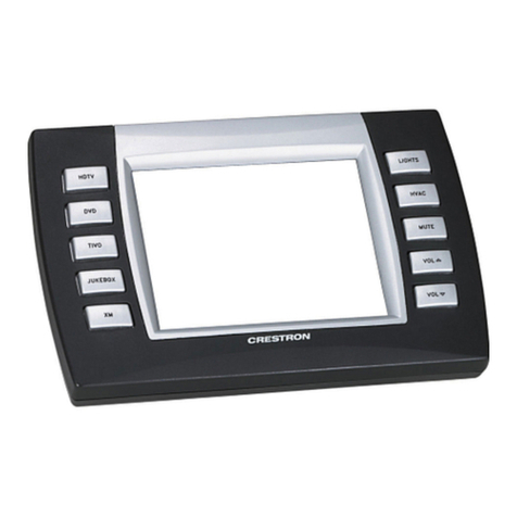 Crestron 1700C-BTNB-BEZELS Operations & installation guide