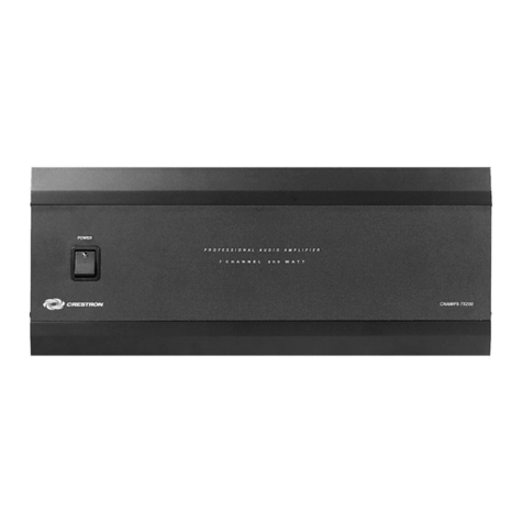 Crestron CNAMPX-7X200 User manual