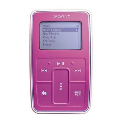 Creative ZEN Zen Mozaic 4GB user guide