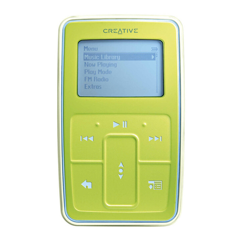 Creative ZEN ZEN Micro 5GB user guide