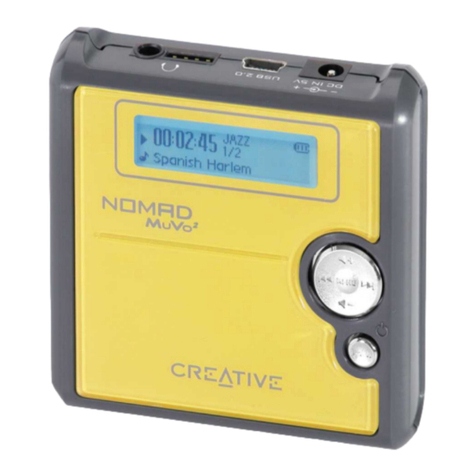 Creative Nomad Muvo2 User manual