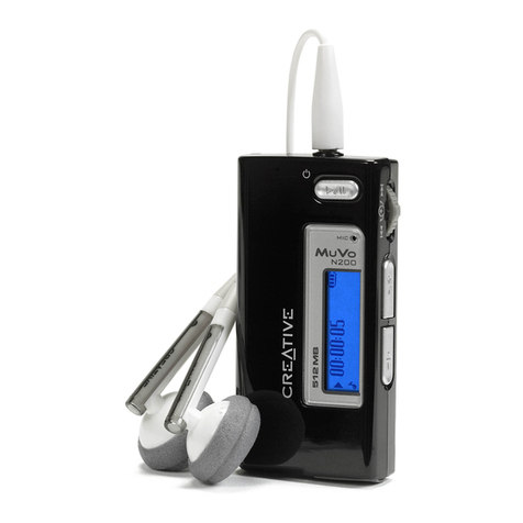 Creative Muvo Muvo Micro 1GB user guide