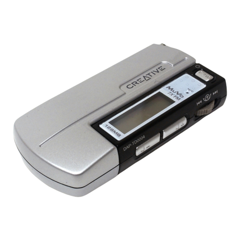 Creative Muvo Muvo TX 256MB User manual